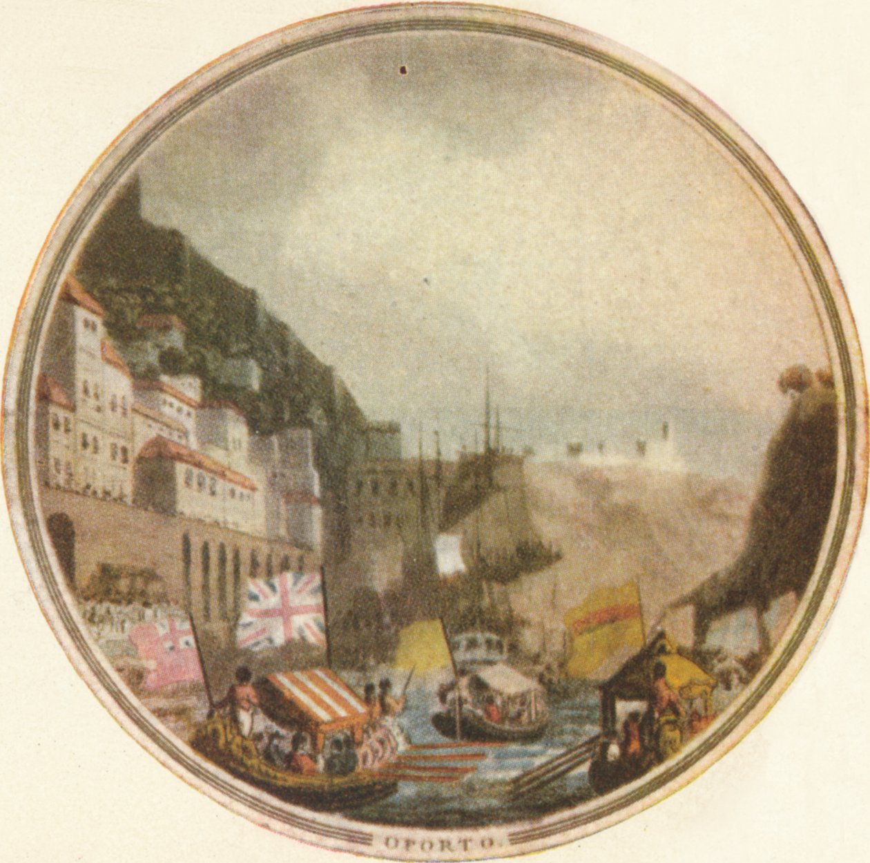 Paso del Duero, 1815, 1910 de Edward Orme