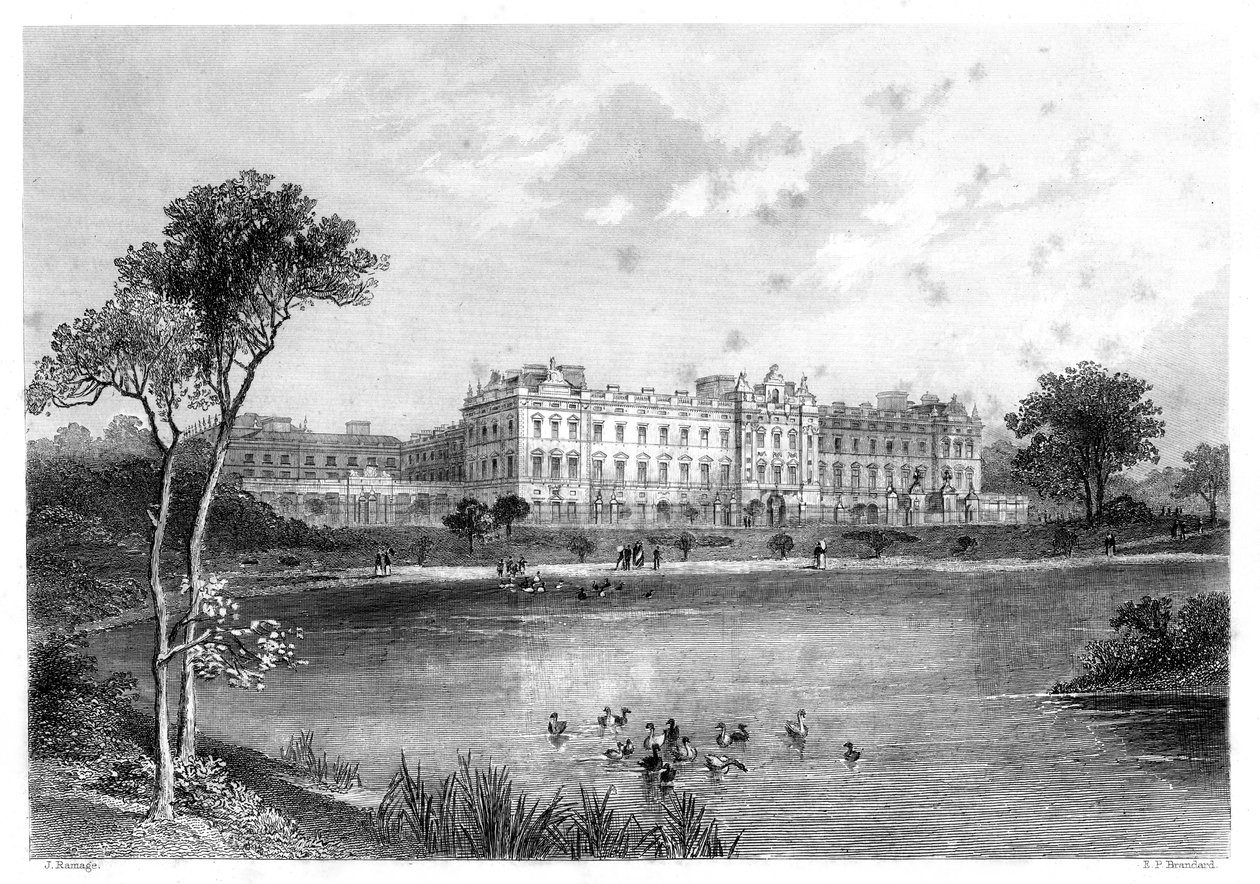 Palacio de Buckingham, Londres, 1899 de Edward Paxman Brandard