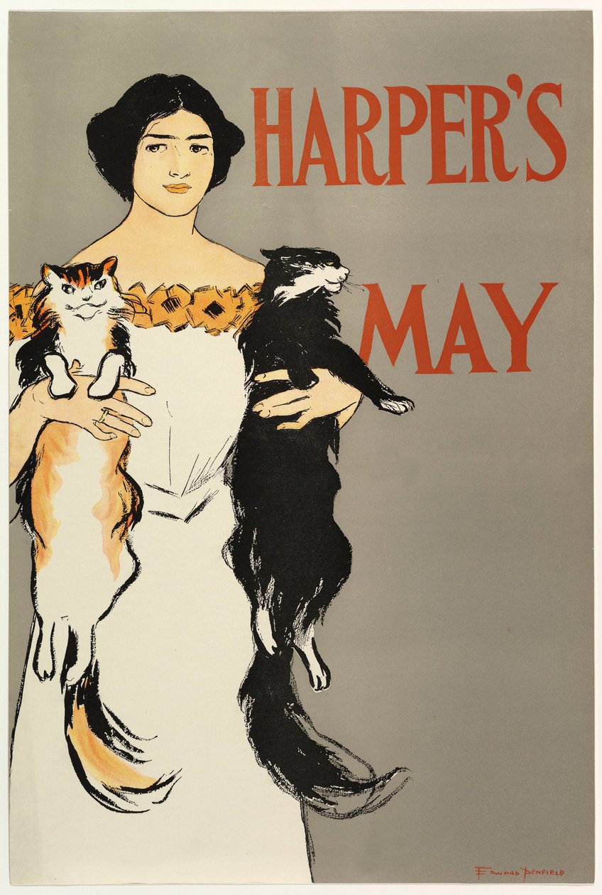 Póster publicitario para Harper