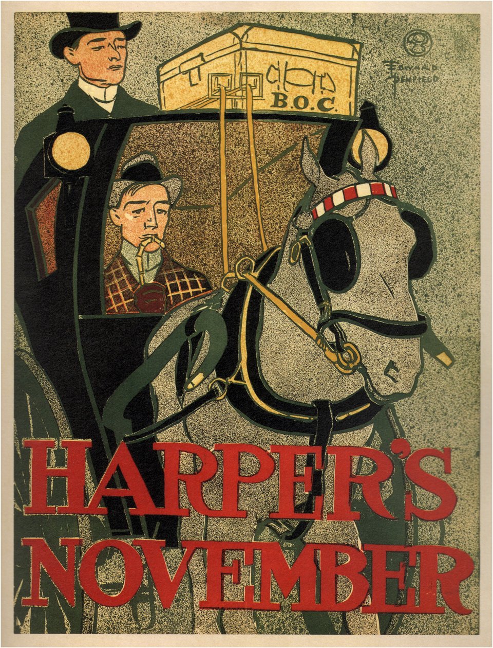 Harpers noviembre, 1896 de Edward Penfield
