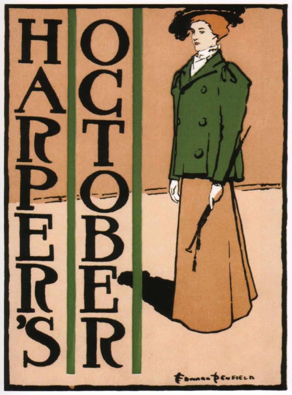 Harpers octubre, 1895 de Edward Penfield