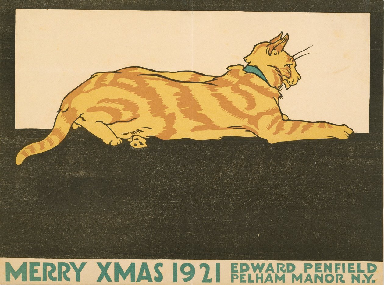 Fröhliche Weihnachten, 1921 de Edward Penfield