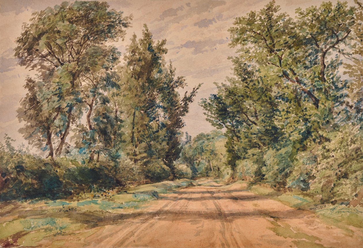 Paisaje con carretera de Edward Pretty