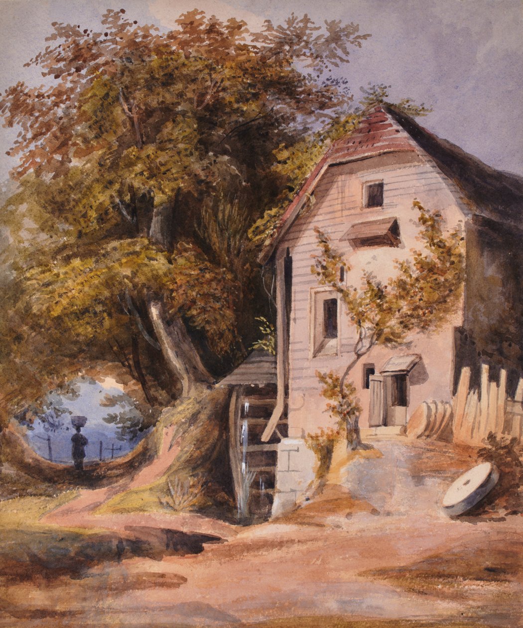 Paisaje con molino de agua de Edward Pretty