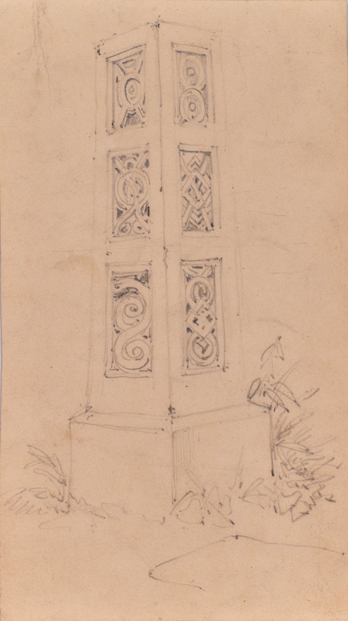 Boceto del monumento de Edward Pretty