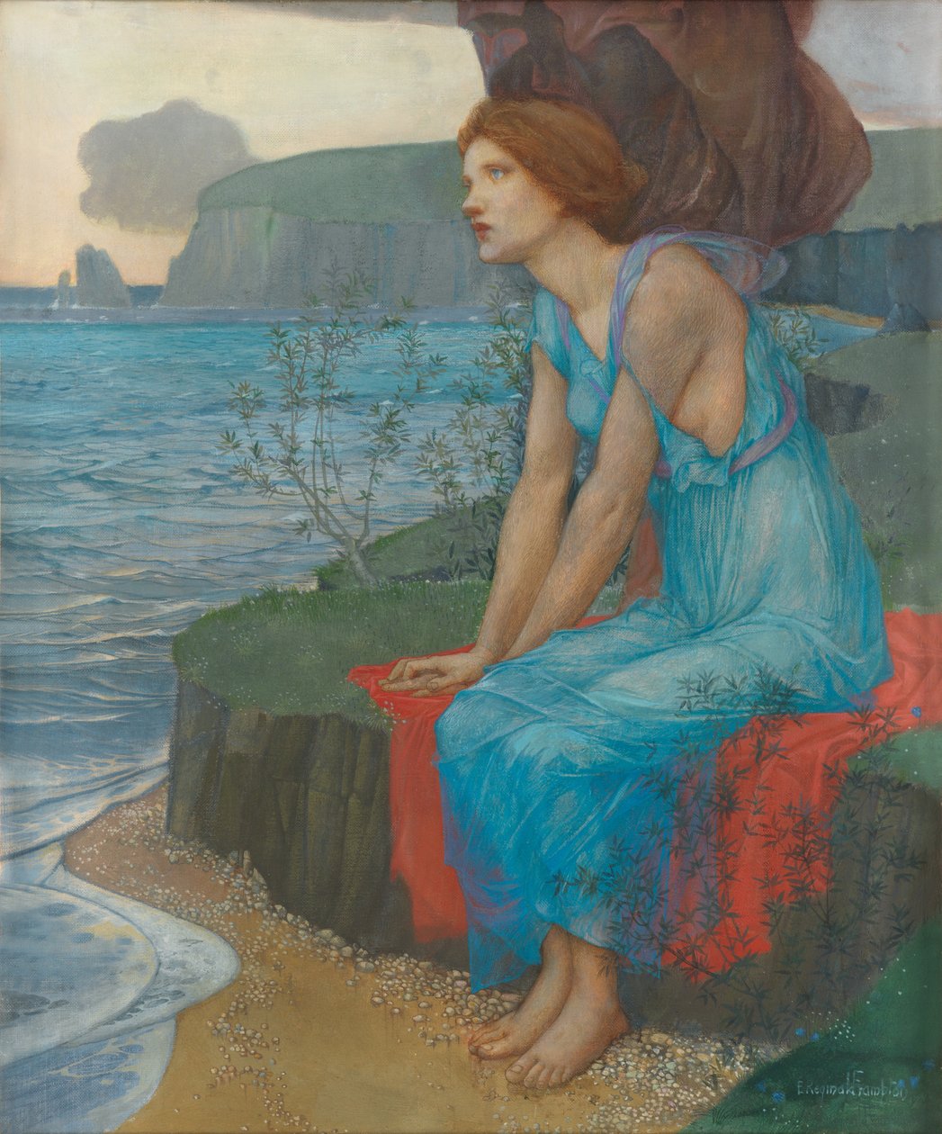 Ariadna en la isla de Naxos de Edward Reginald Frampton