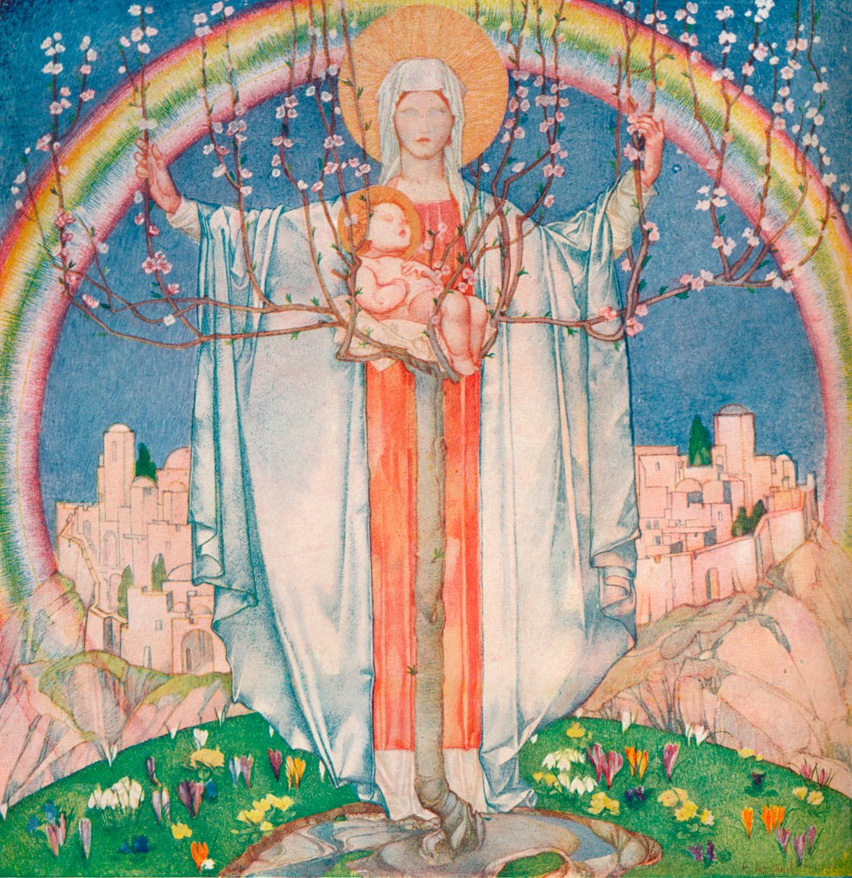 La Madonna Di Promessa, c1890-1914, 1914 de Edward Reginald Frampton