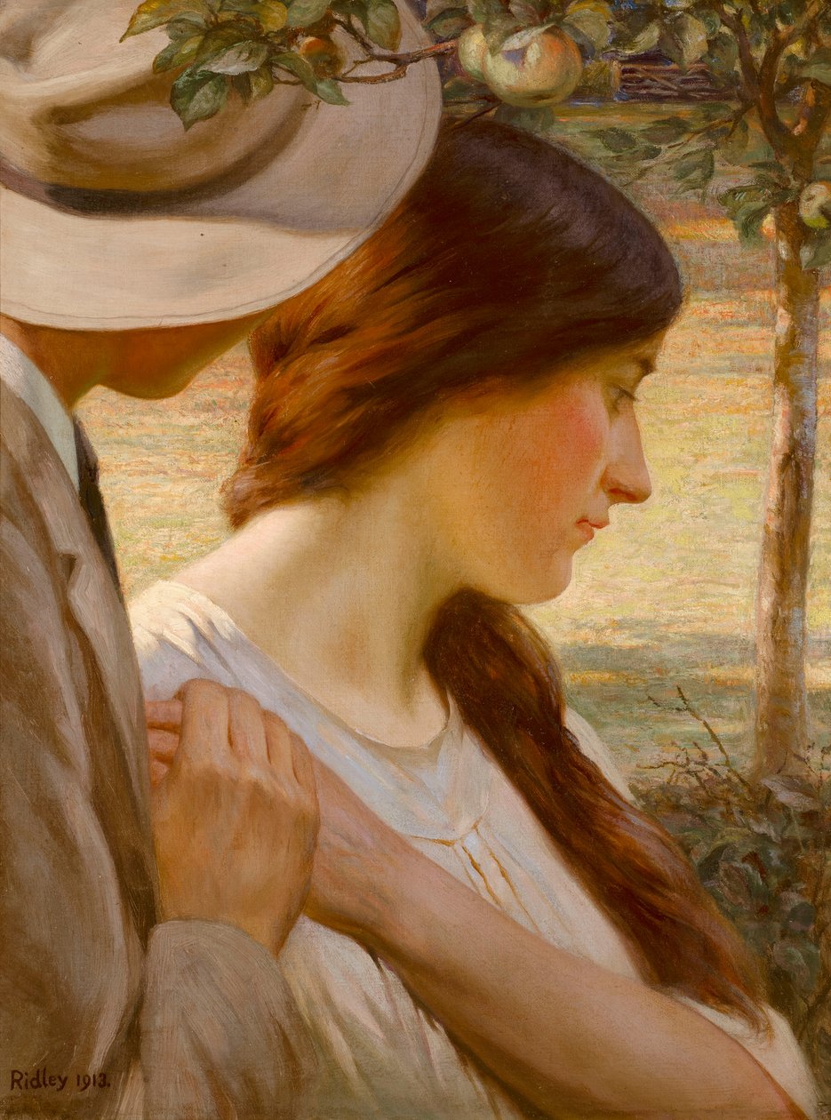 Una sombra (óleo sobre lienzo) de Edward Ridley