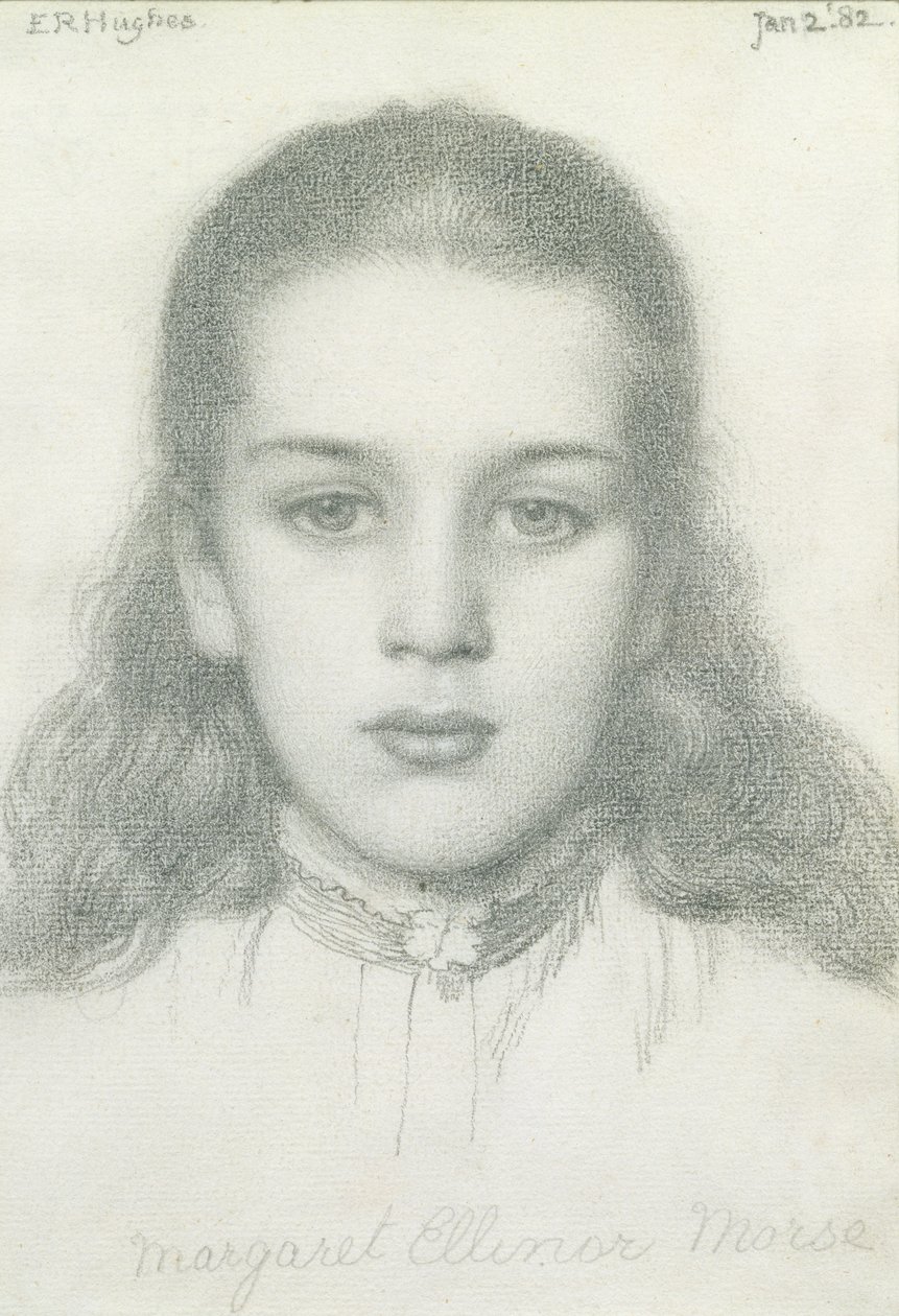Margaret Ellinor Morse, 2 de enero de 1882 de Edward Robert Hughes