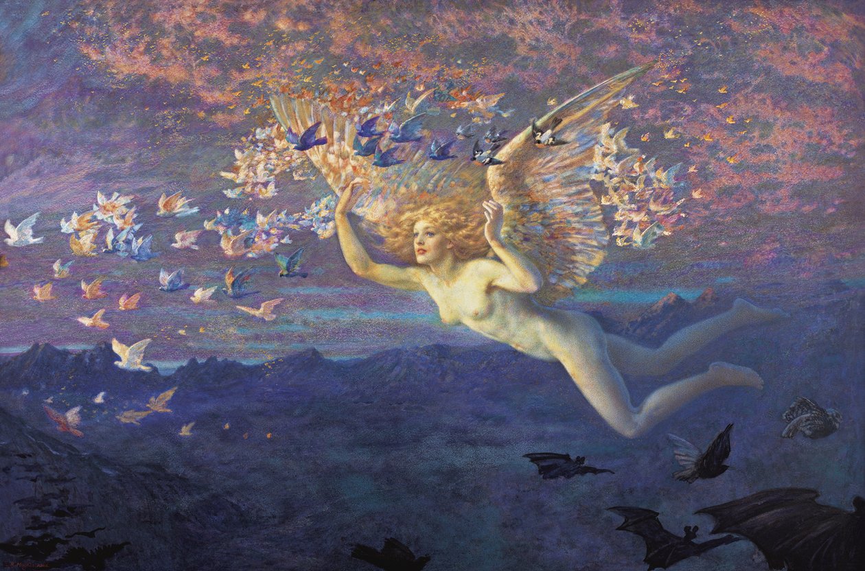 Alas de la mañana de Edward Robert Hughes