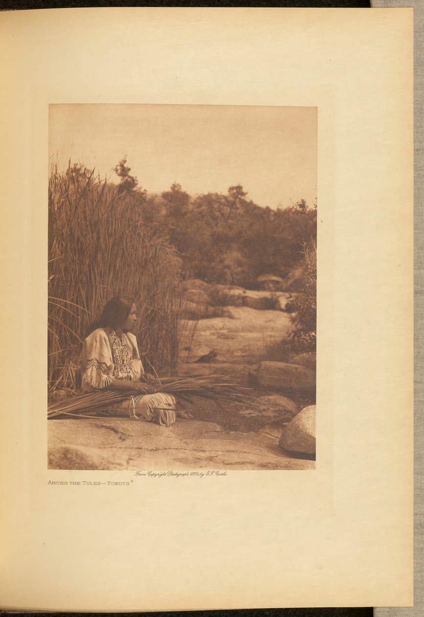 Entre las Tules - Yokuts de Edward S. Curtis