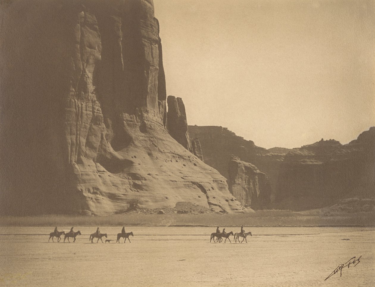 Cañón de Chelly de Edward S. Curtis