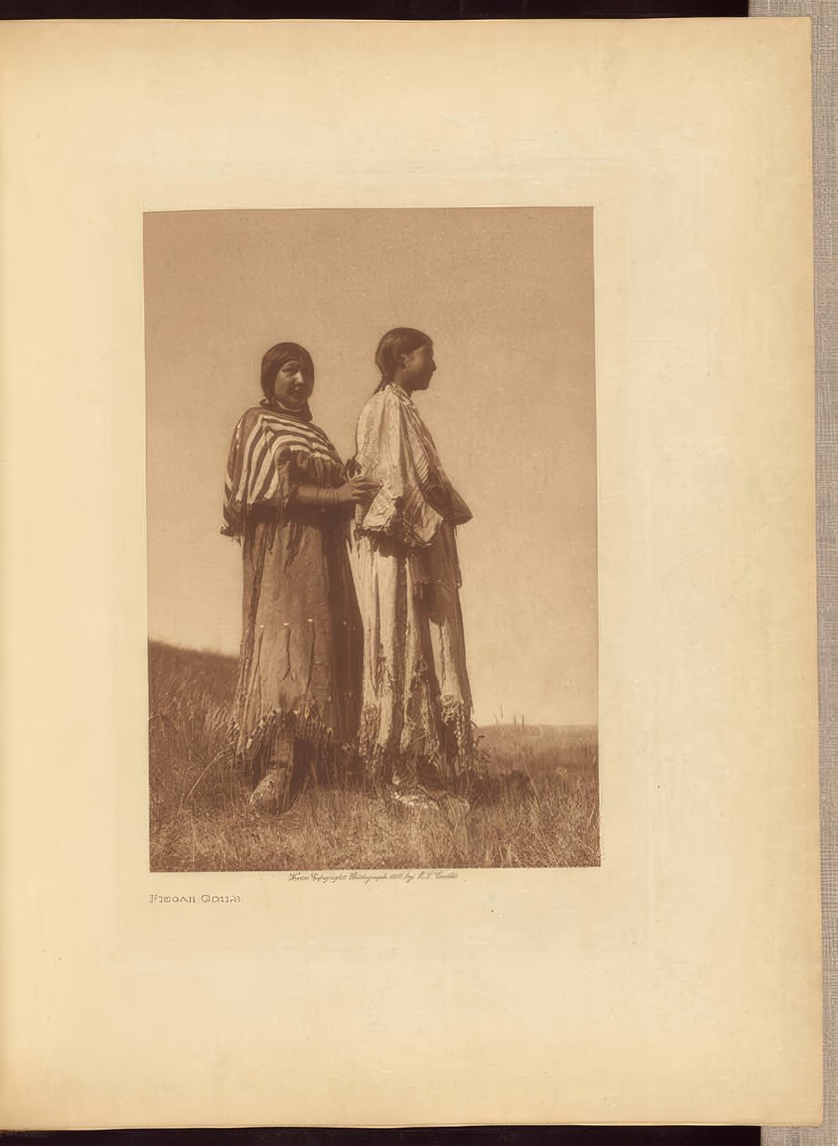 Chicas Piegan de Edward S. Curtis