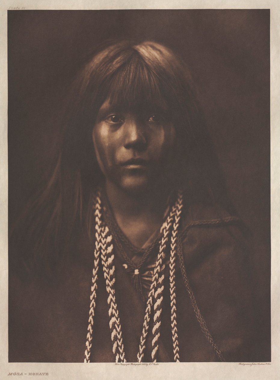 Cartera II, Ilustración 61: Mósa-Mohave de Edward S. Curtis