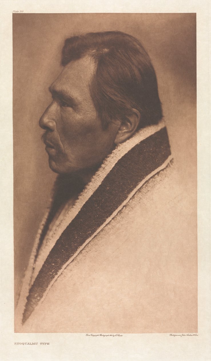 Portfolio IX, Plate 319: Snoqualmu Type de Edward S. Curtis