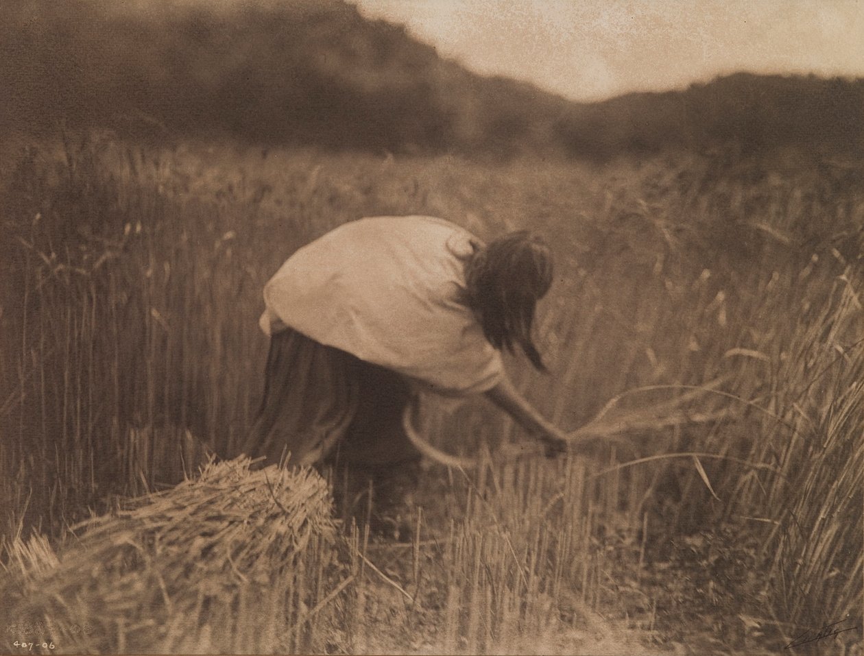El Apache Reaper de Edward S. Curtis