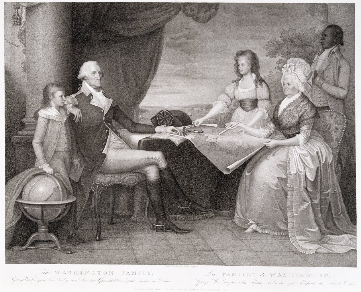 La familia Washington, 1798 de Edward Savage