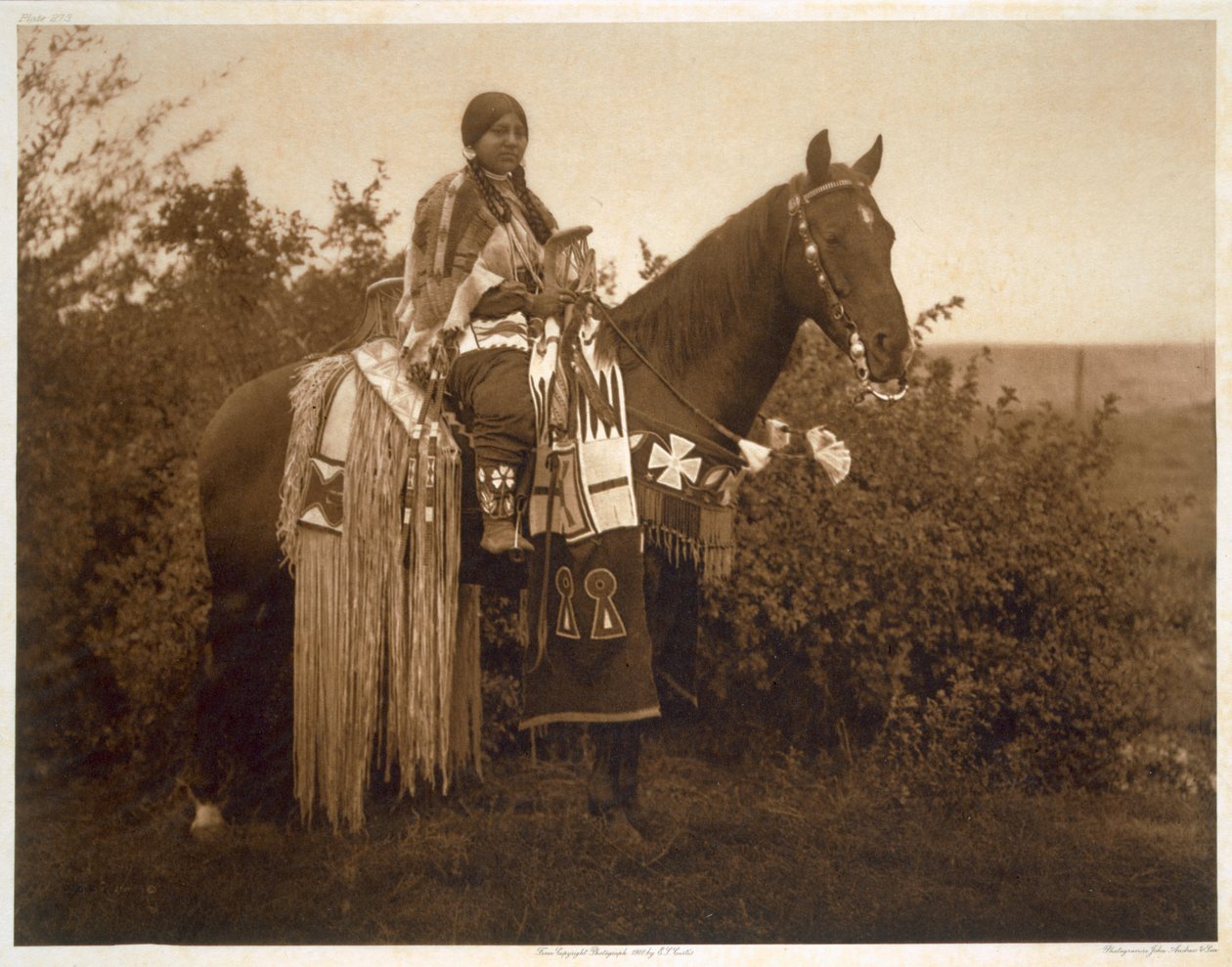 Trampas para las vacaciones - Cayuse de Edward Sheriff (after) Curtis