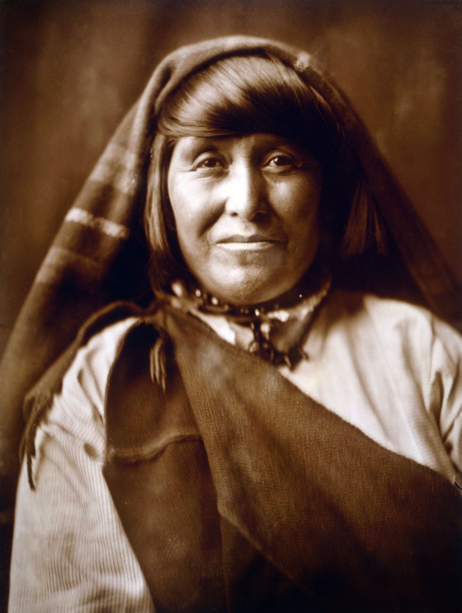 Una mujer Acoma, c. 1904, foto Edward S. Curtis de Edward Sheriff Curtis