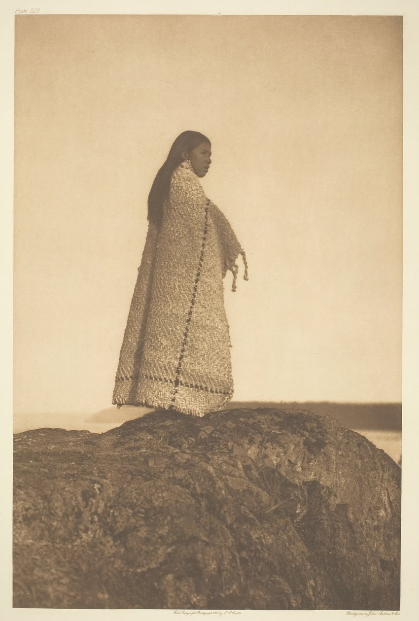 Chica Cowichan, 1912 de Edward Sheriff Curtis