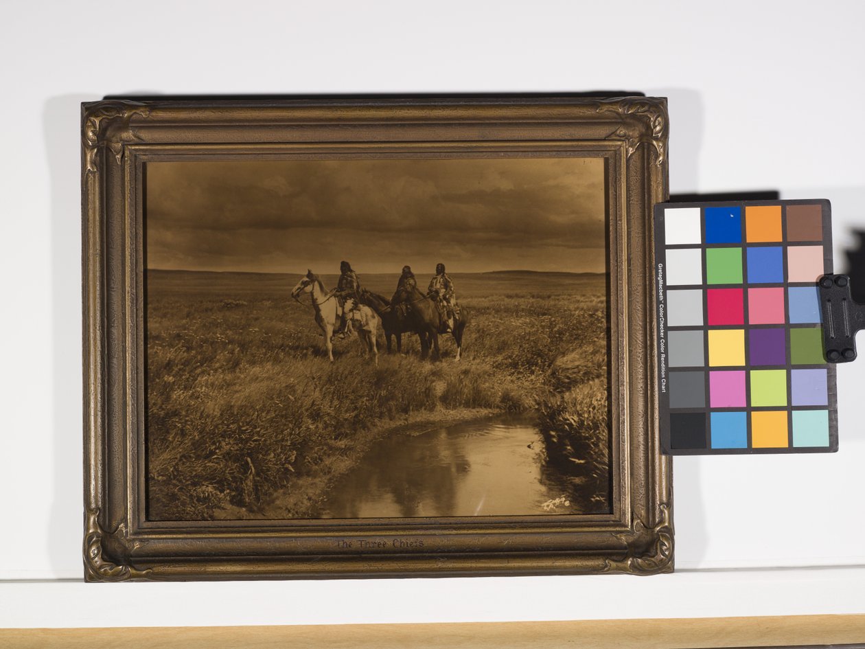 Los Tres Jefes, Piegan de Edward Sheriff Curtis