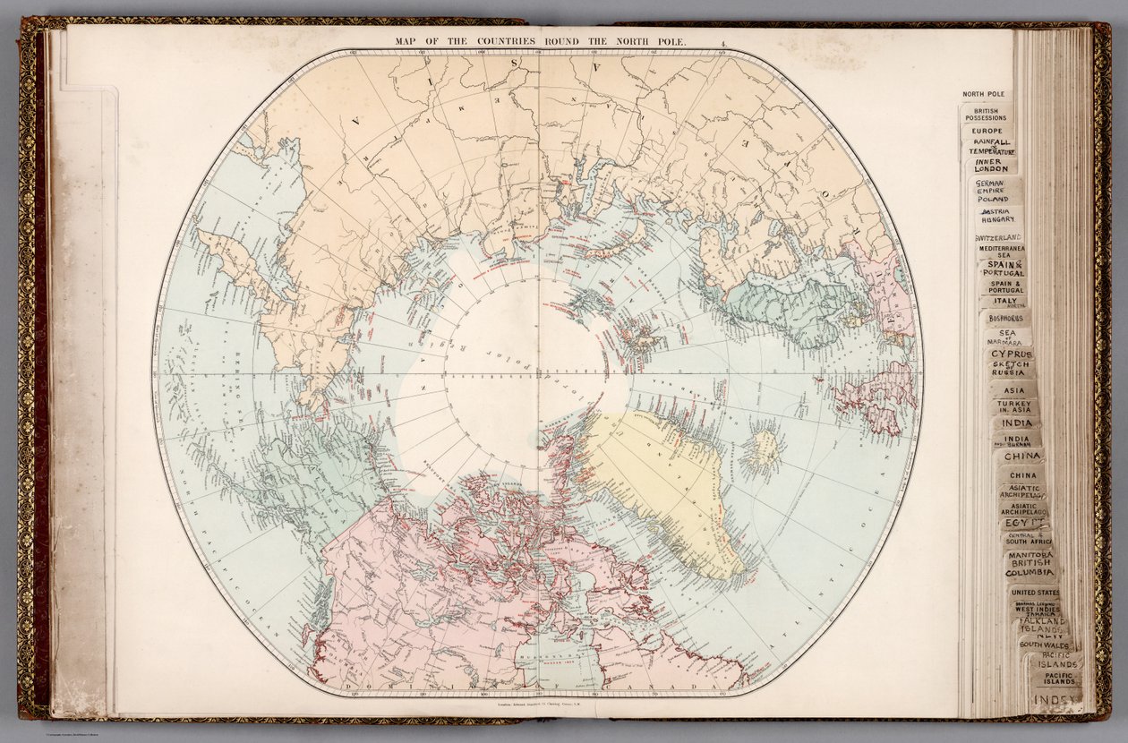 Atlas londinense de geografía universal, 1887 (14053008) de Edward Stanford