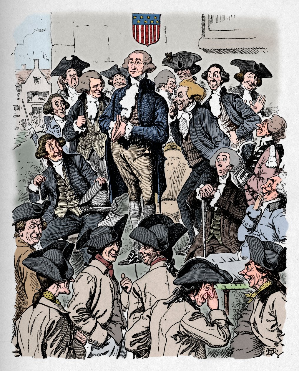 George Washington tratando de decir una mentira, c1900 de Edward Tennyson Reed