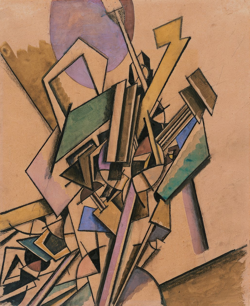 Estudio Vorticista de Edward Wadsworth