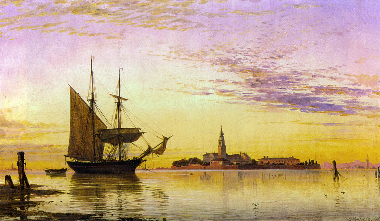 Edward William Cooke El convento armenio de Venecia de Edward William Cooke