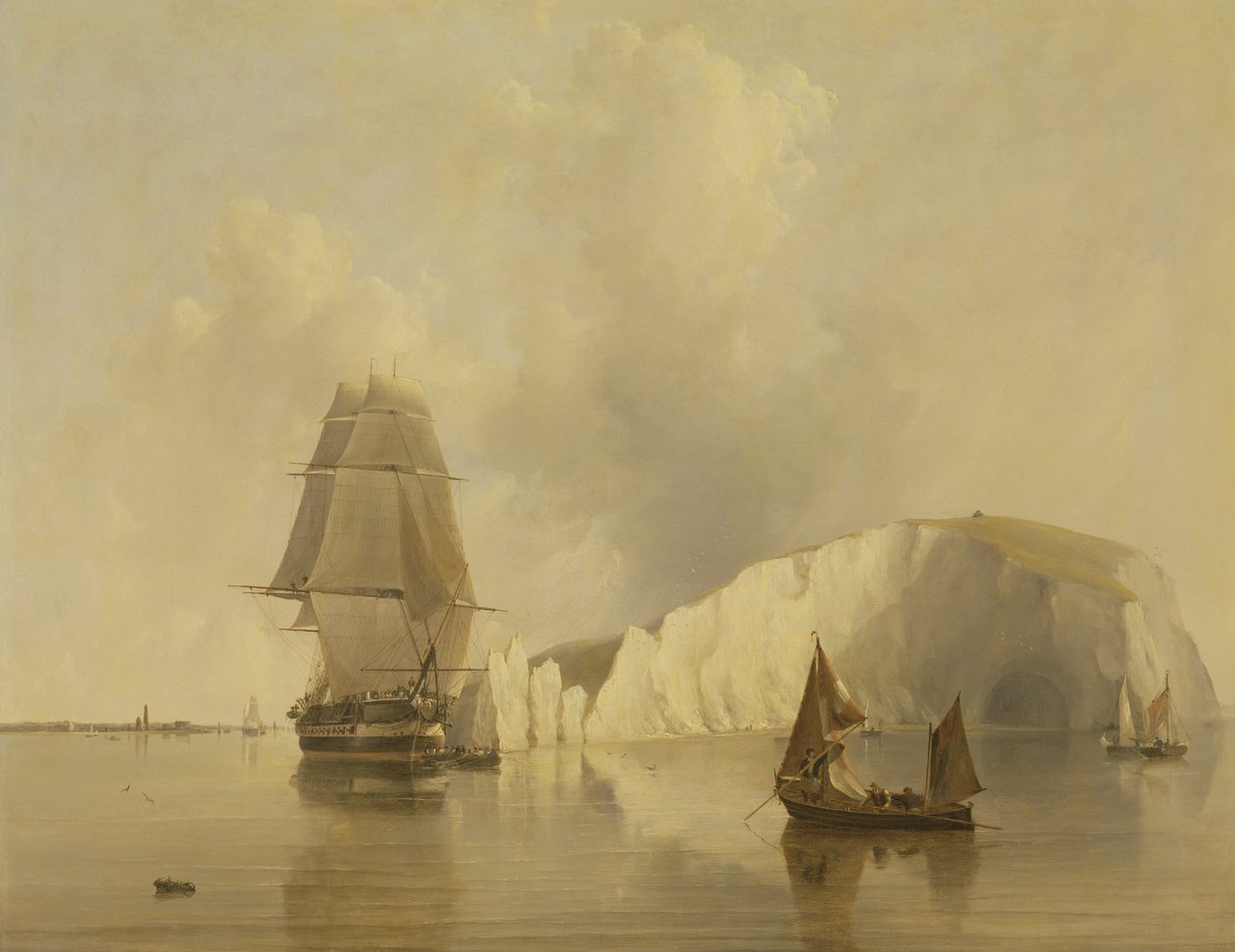 Fuera de las Agujas, Isla de Wight de Edward William Cooke