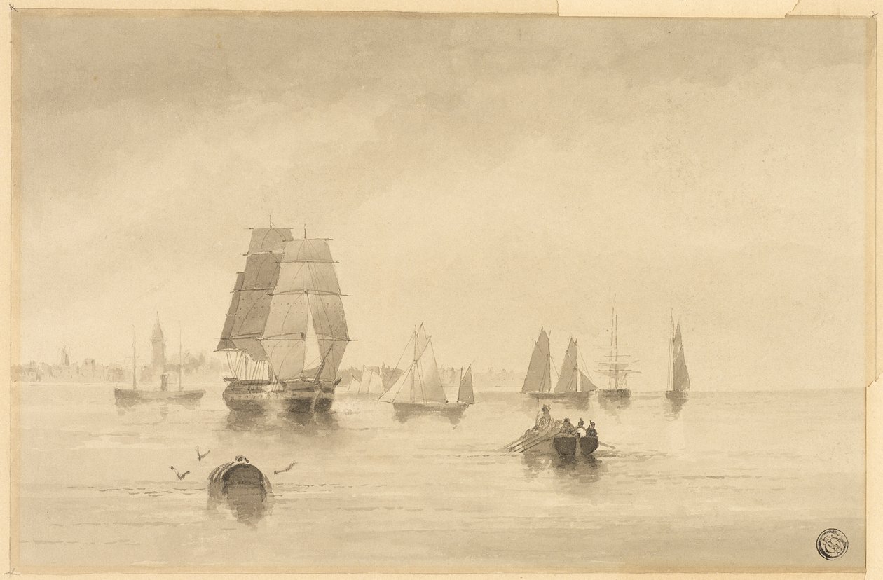Rye - Costa Sur, cerca de Hastings de Edward William Cooke
