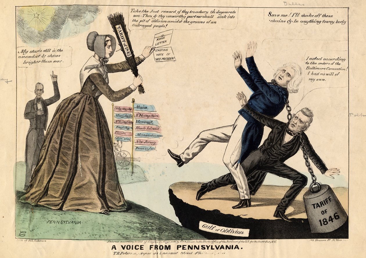 Una voz de Pensilvania, publicada por H R Robinson, Nueva York, 1846 de Edward Williams Clay