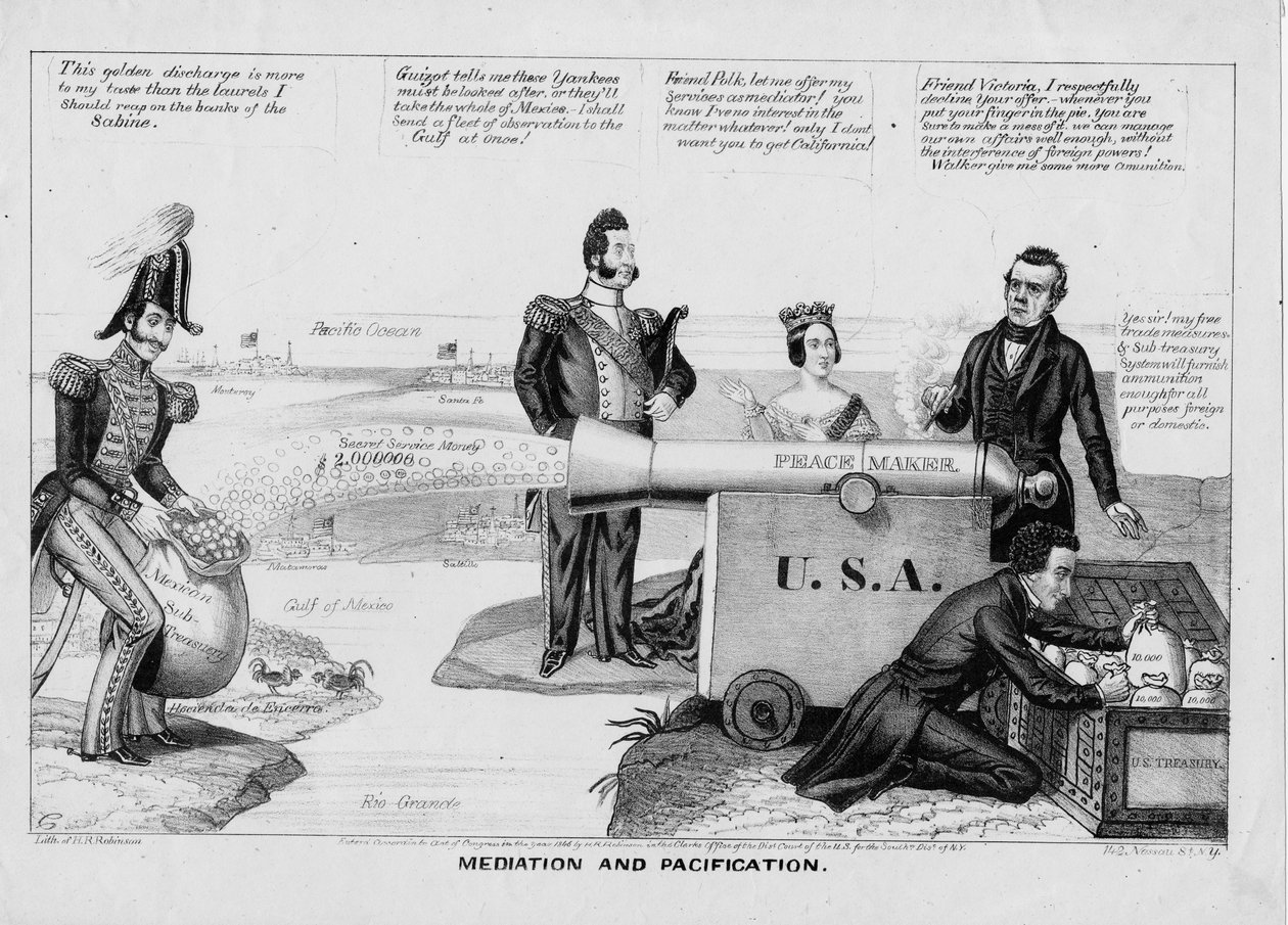 Mediación y pacificación, publicado por H R Robinson, Nueva York, 1846 de Edward Williams Clay