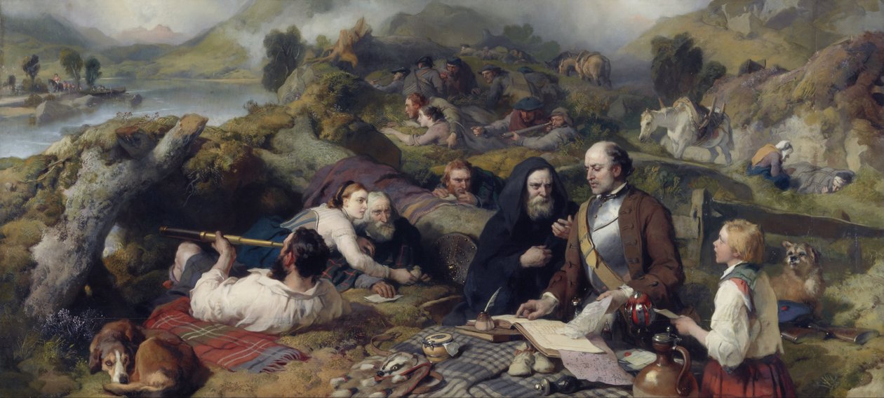 Día de renta en el desierto de Edwin Landseer