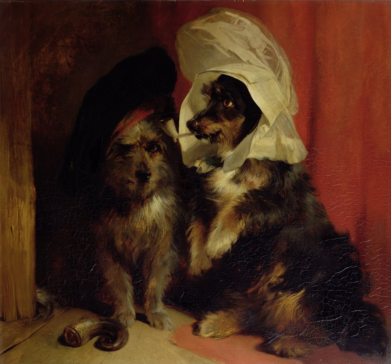 Perros cómicos, 1836 de Edwin Landseer