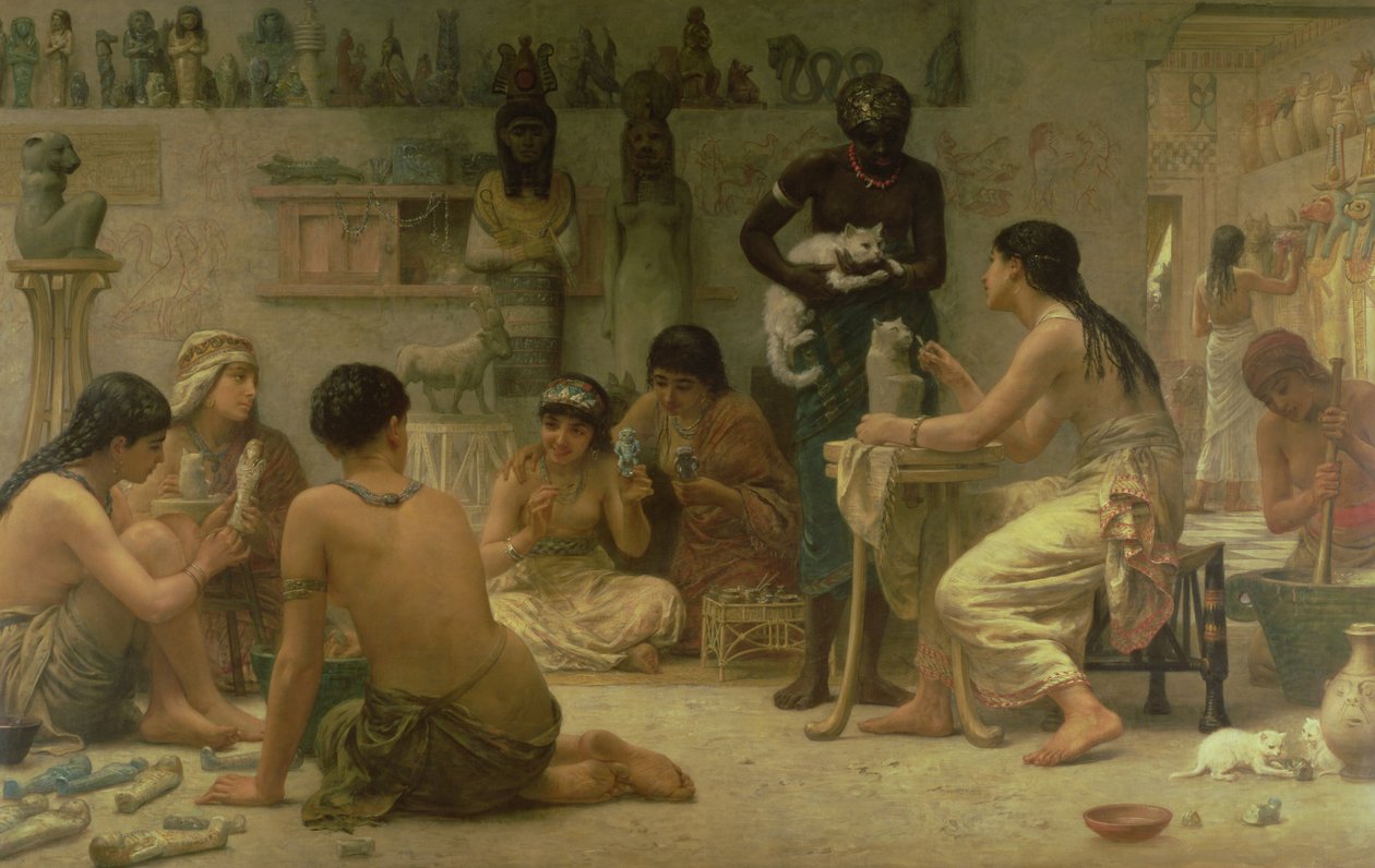 Los Dioses y Sus Creadores, 1878 de Edwin Longsden Long