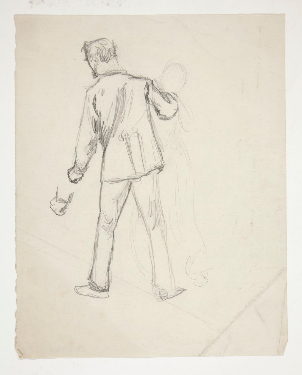 Una figura masculina y femenina de Edwin Austin Abbey