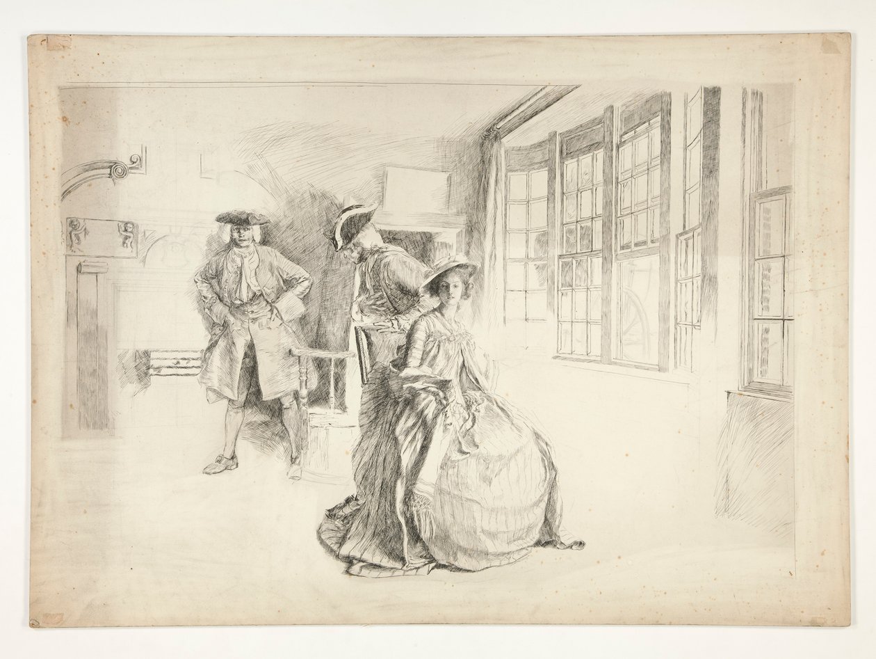 Un visitante no deseado de Edwin Austin Abbey