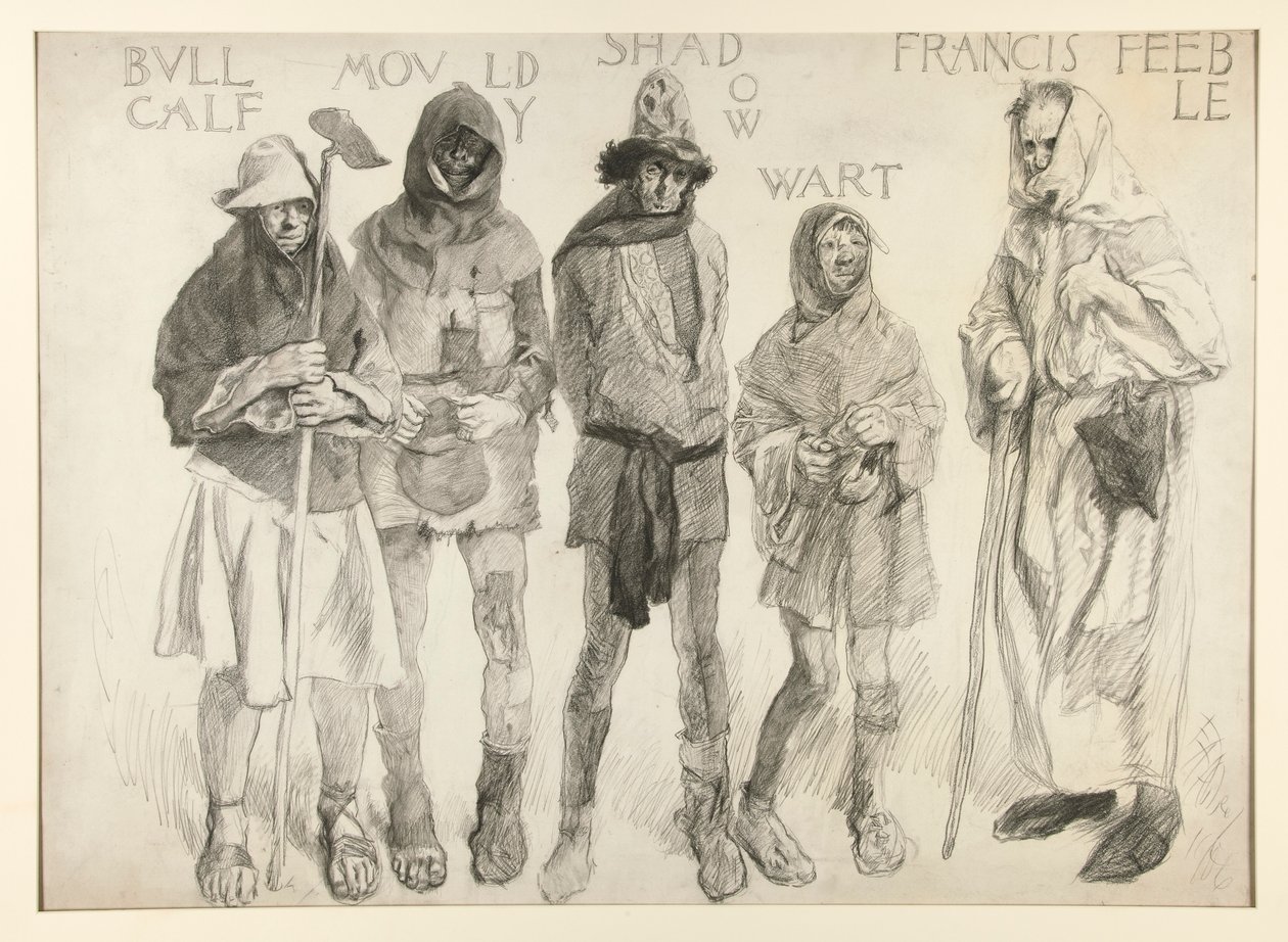 Antes de la justicia superficial de Edwin Austin Abbey