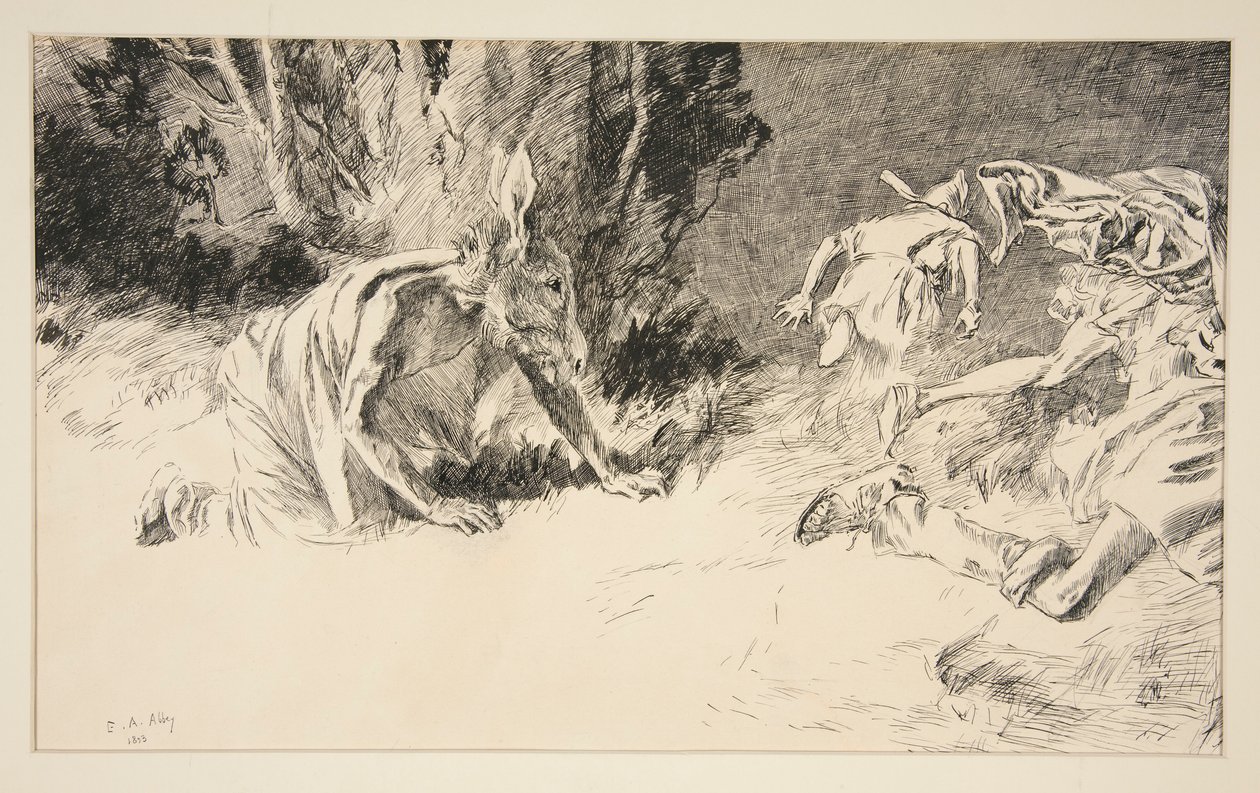 Abajo: de Edwin Austin Abbey