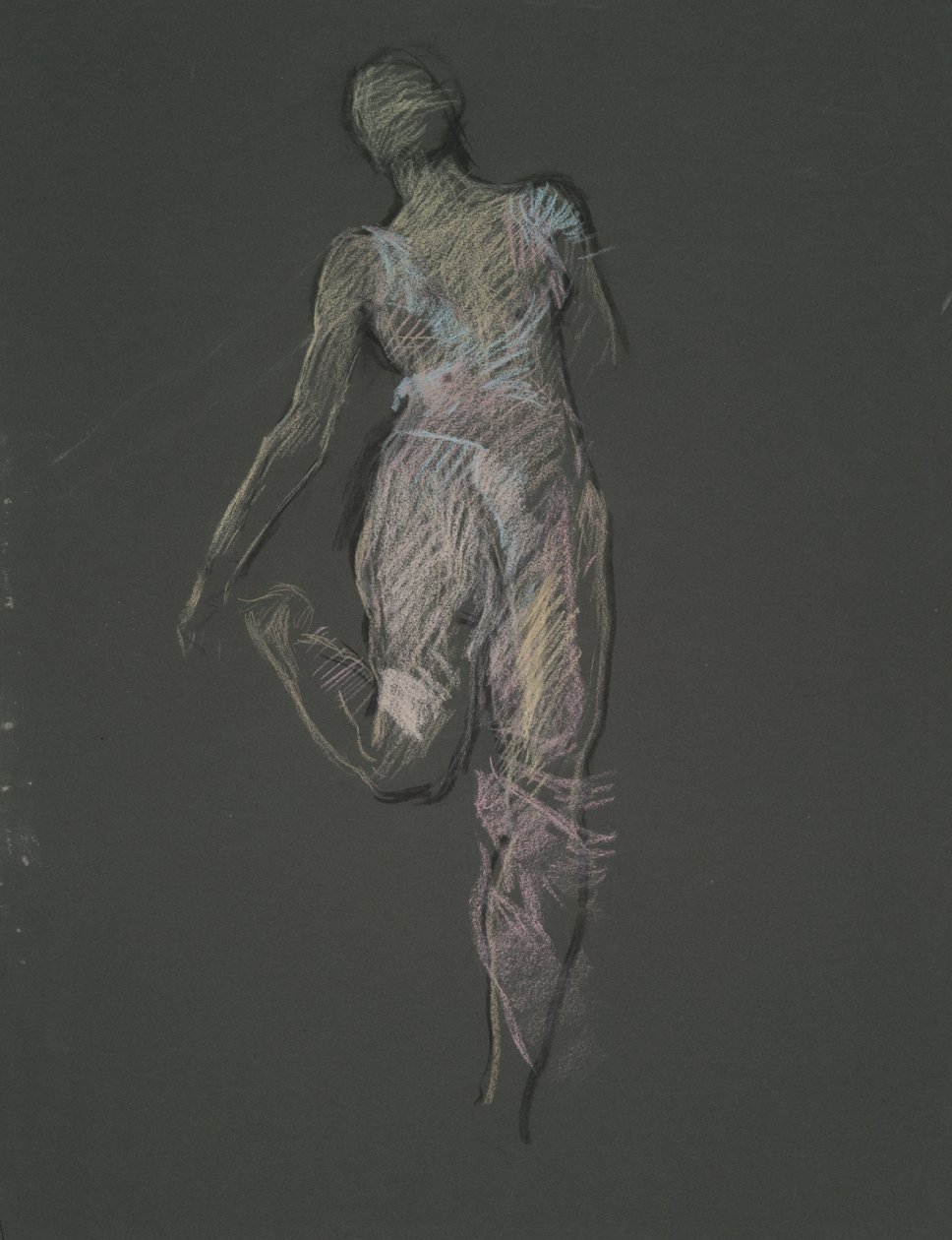 Estudio de figuras tempranas para de Edwin Austin Abbey