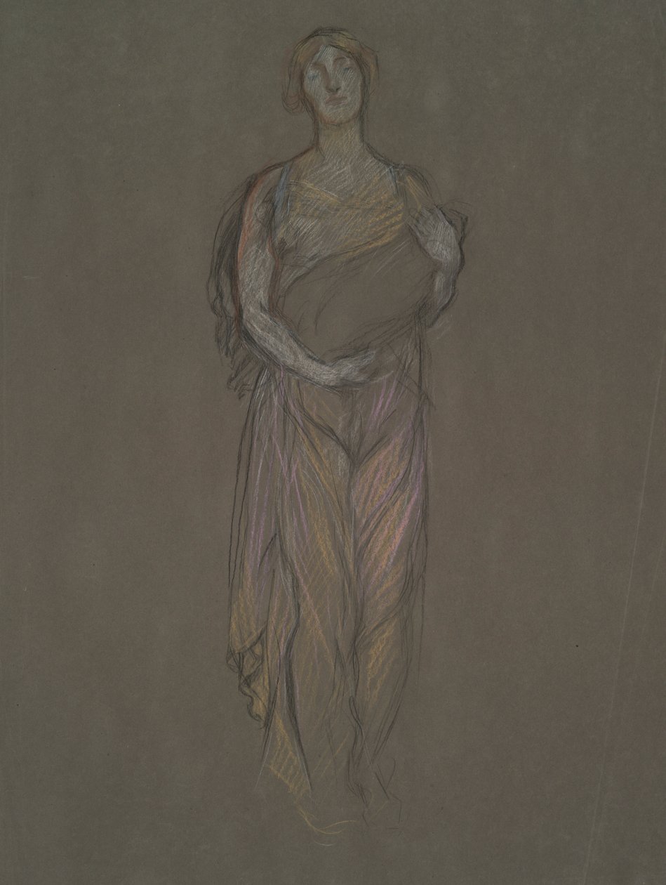estudio temprano para de Edwin Austin Abbey