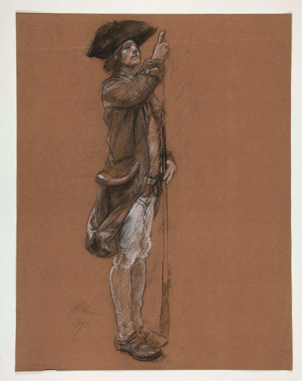 Estudio de figuras para de Edwin Austin Abbey