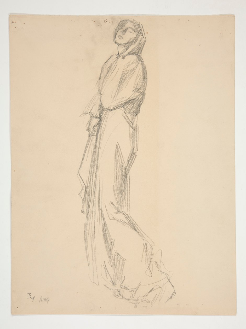 Estudio de figuras para de Edwin Austin Abbey