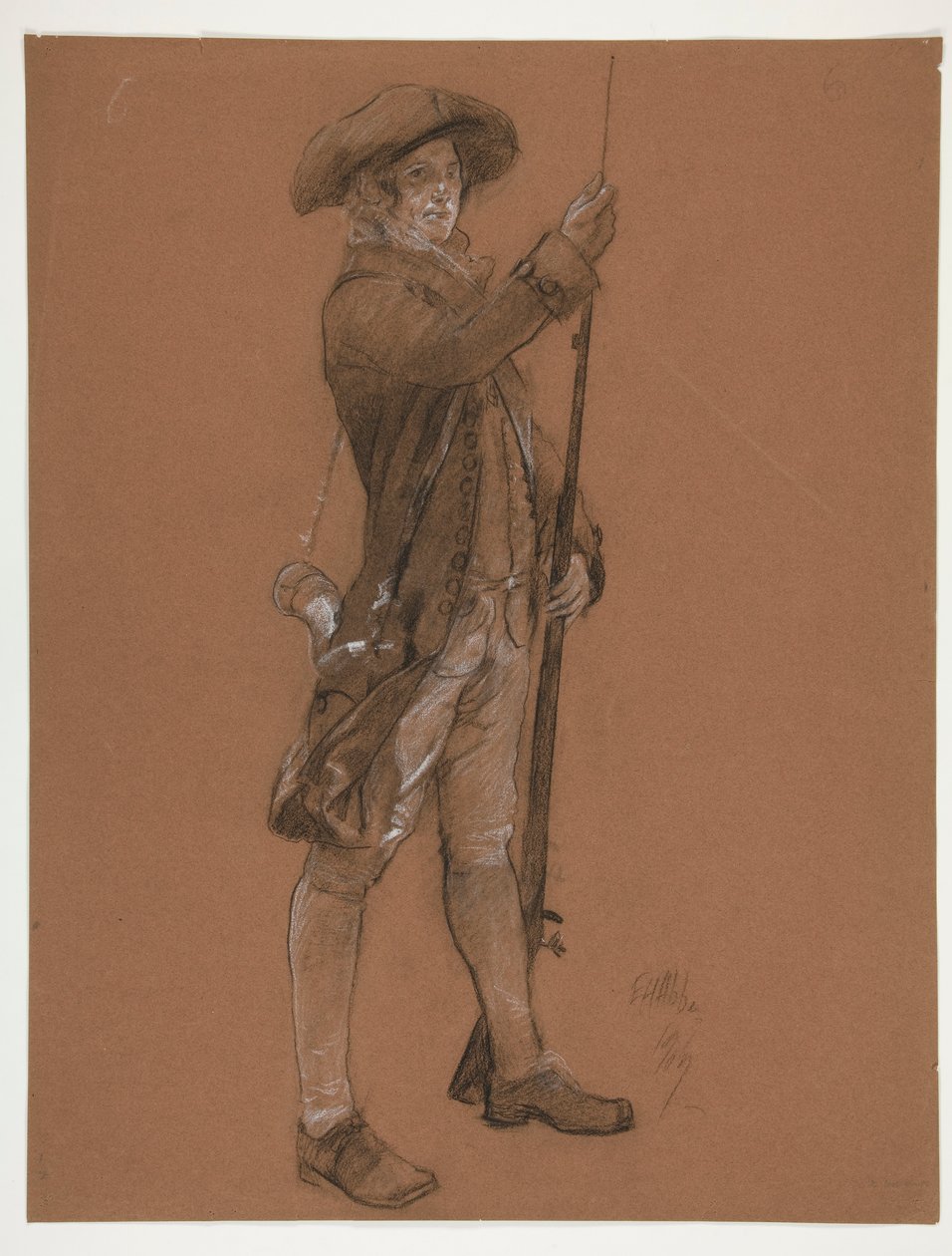 Estudio de figuras para de Edwin Austin Abbey