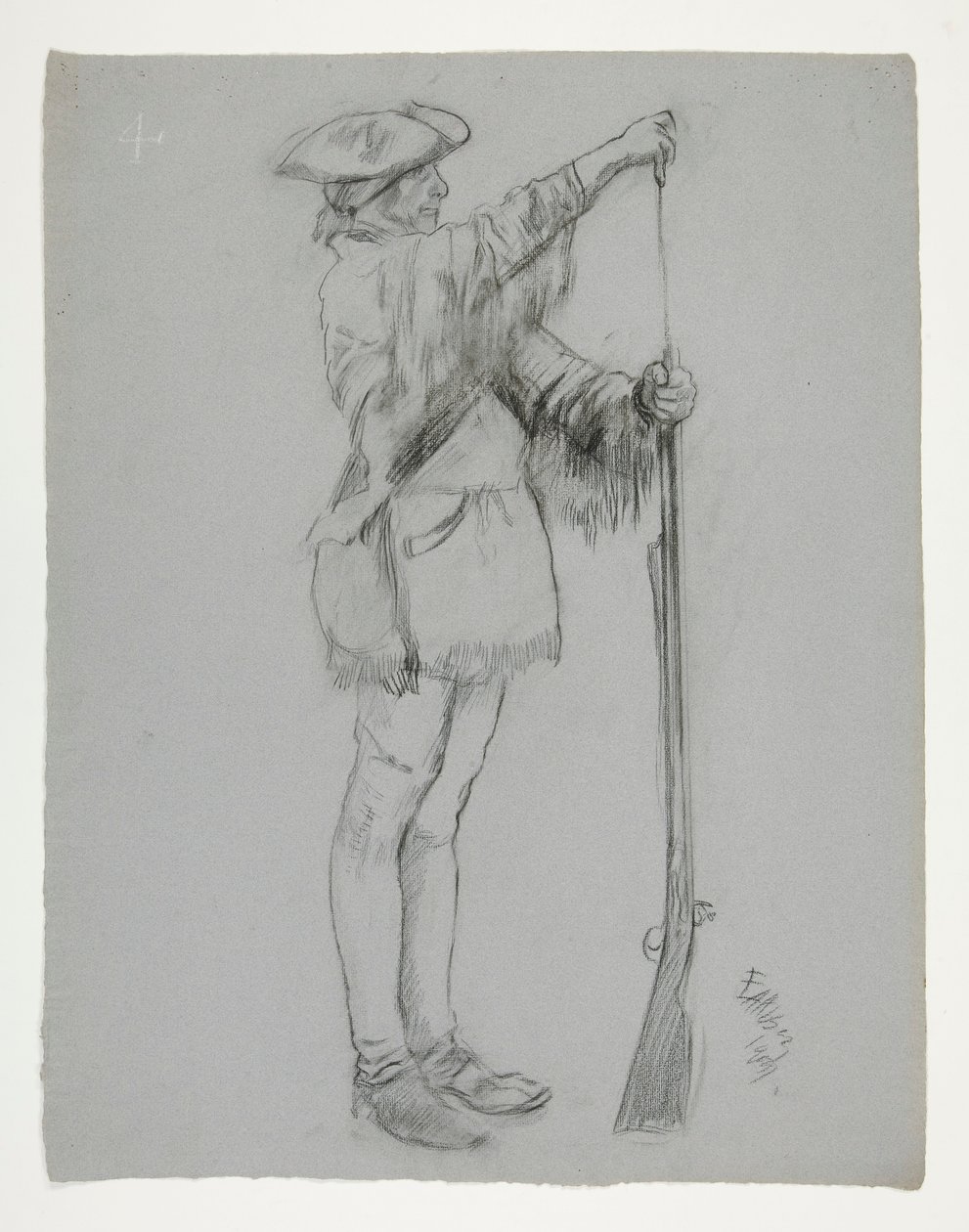 Estudio de figuras para de Edwin Austin Abbey