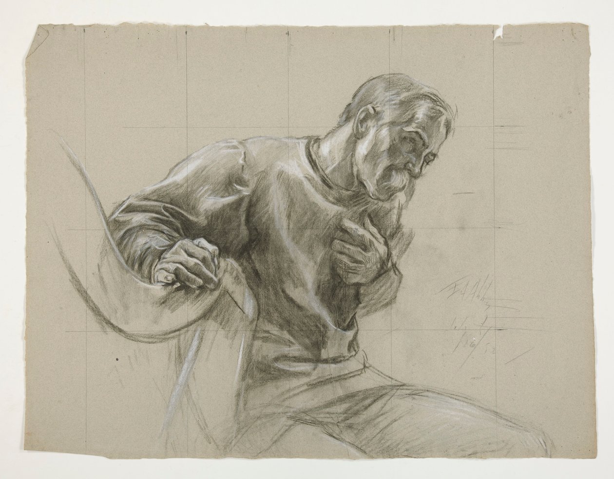 Estudio de figuras para de Edwin Austin Abbey