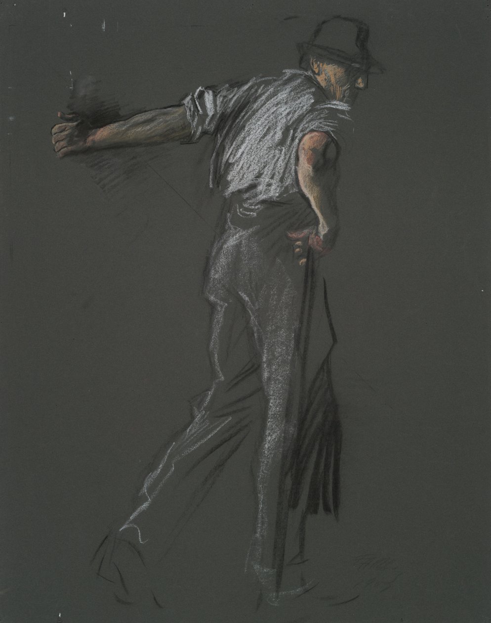 Estudio de figuras para de Edwin Austin Abbey