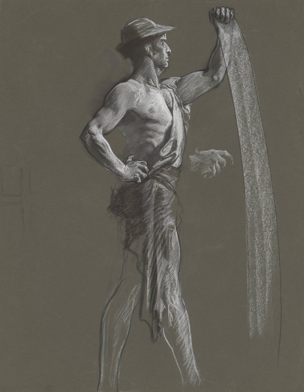 Estudio de figuras para de Edwin Austin Abbey