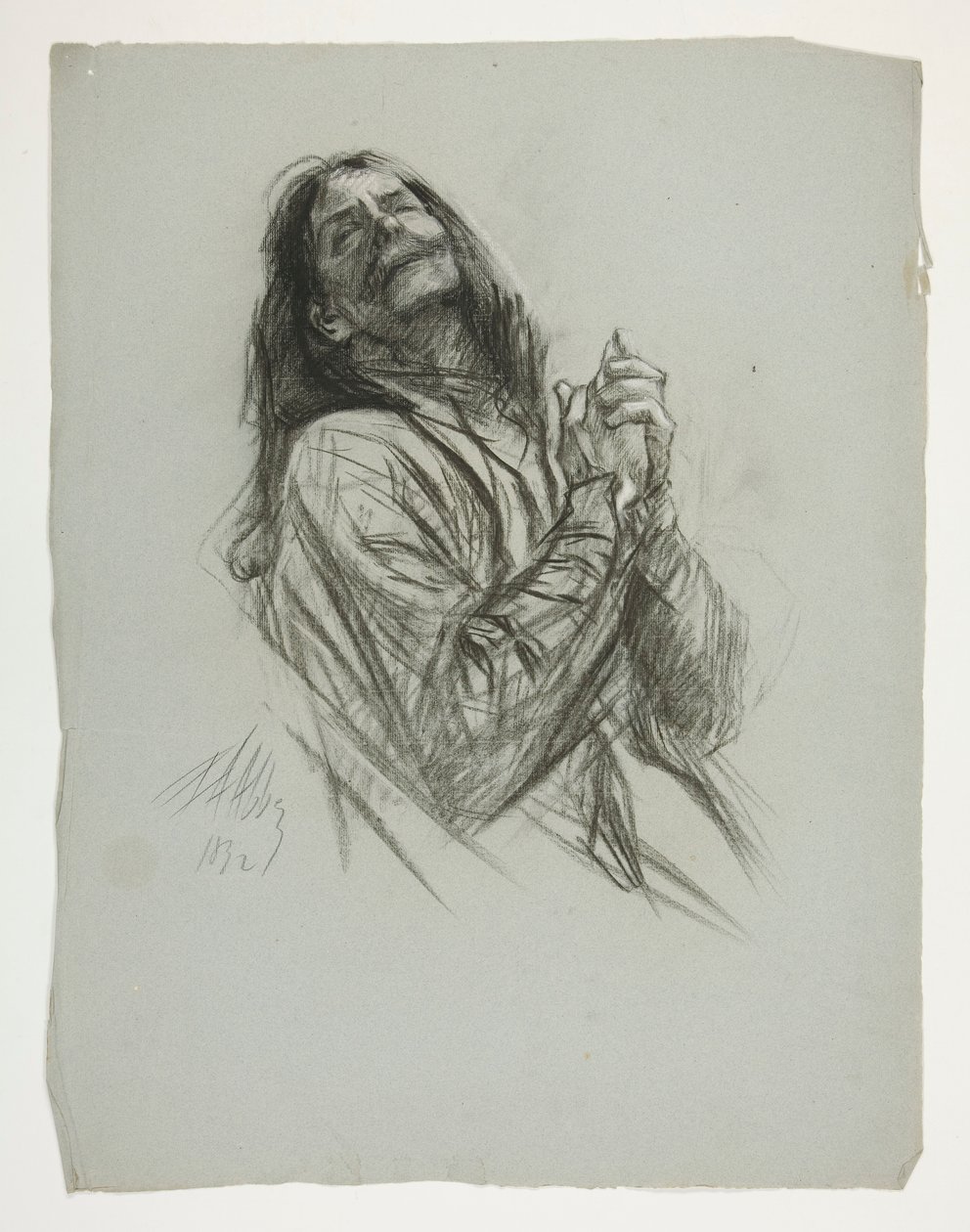 Estudio de figuras para el Rey Arturo de Edwin Austin Abbey